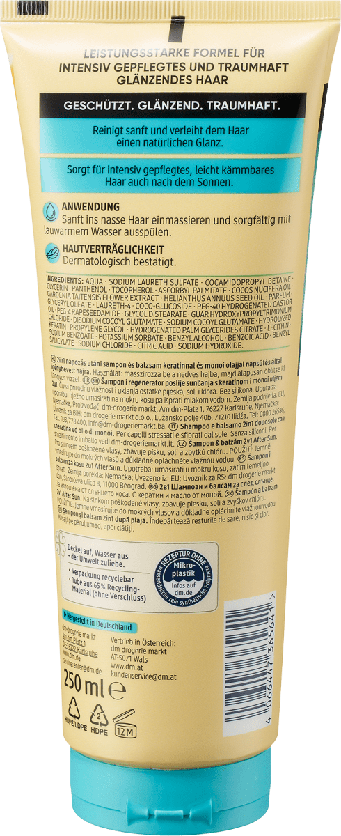 Shampoo & Conditioner 2in1 After Sun, 250 ml