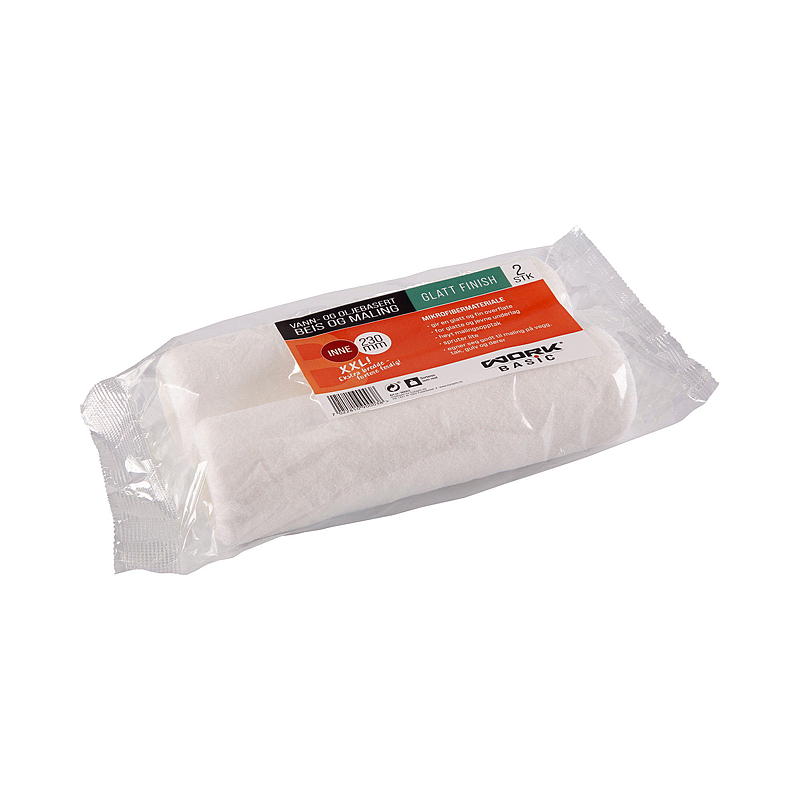 Work Basic Rulle 2-pk 230 mm mikrofiber 10 mm, Work