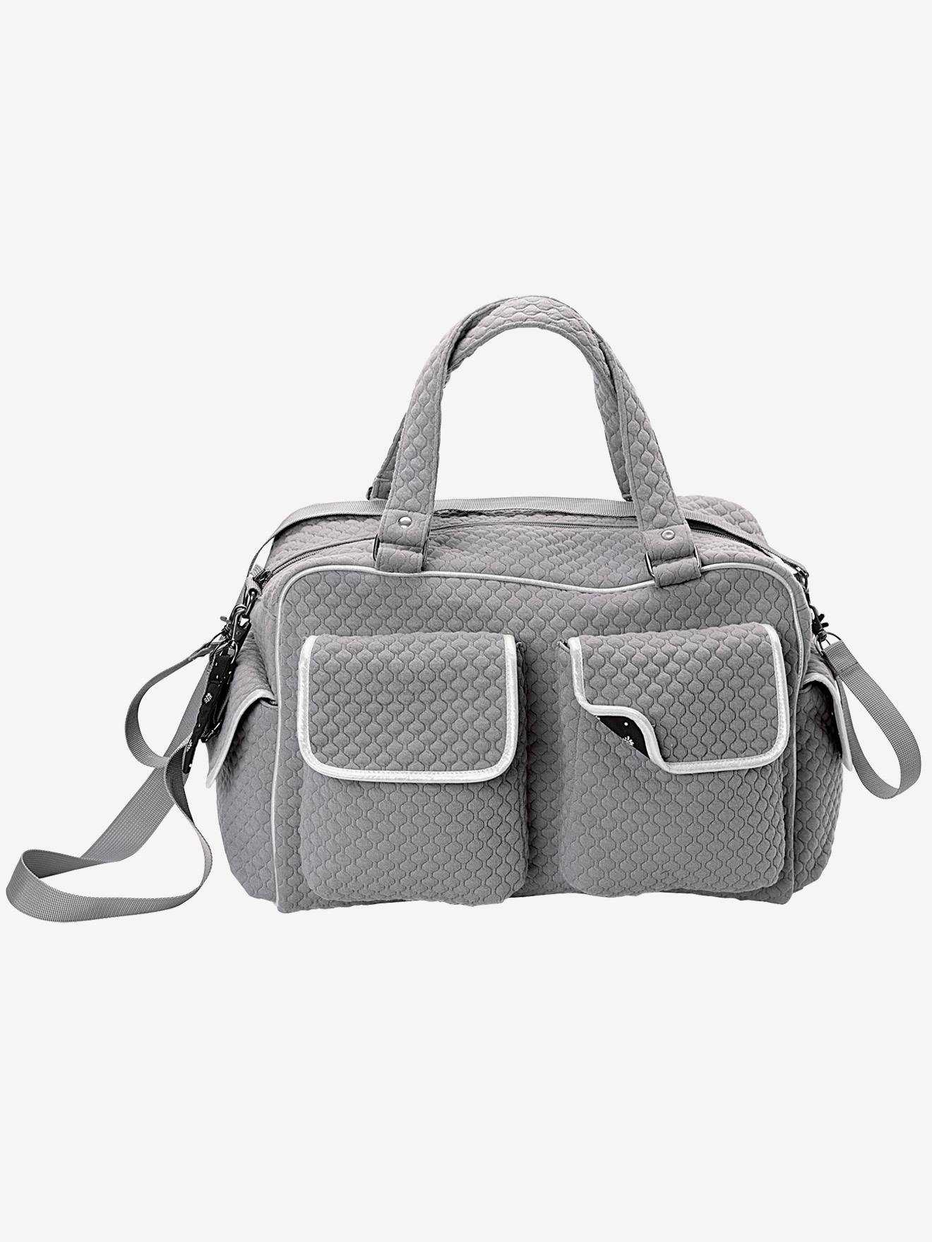 Sac à langer Journée multipoches vertbaudet gris foncé