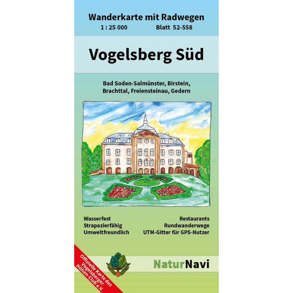 Vogelsberg Süd 1 : 25 000 - Wanderkarte