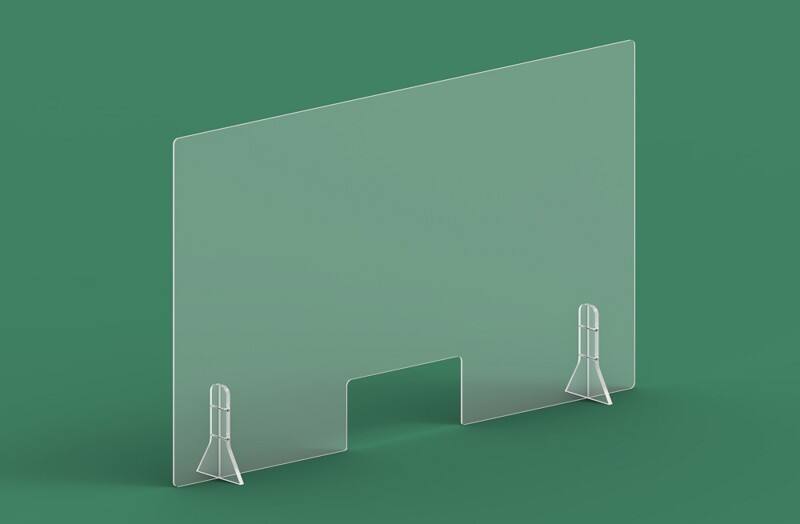 Bisley Schutzscheibe Acryl SPCL2800 Transparent 1.000 x 600 mm 2 Stück