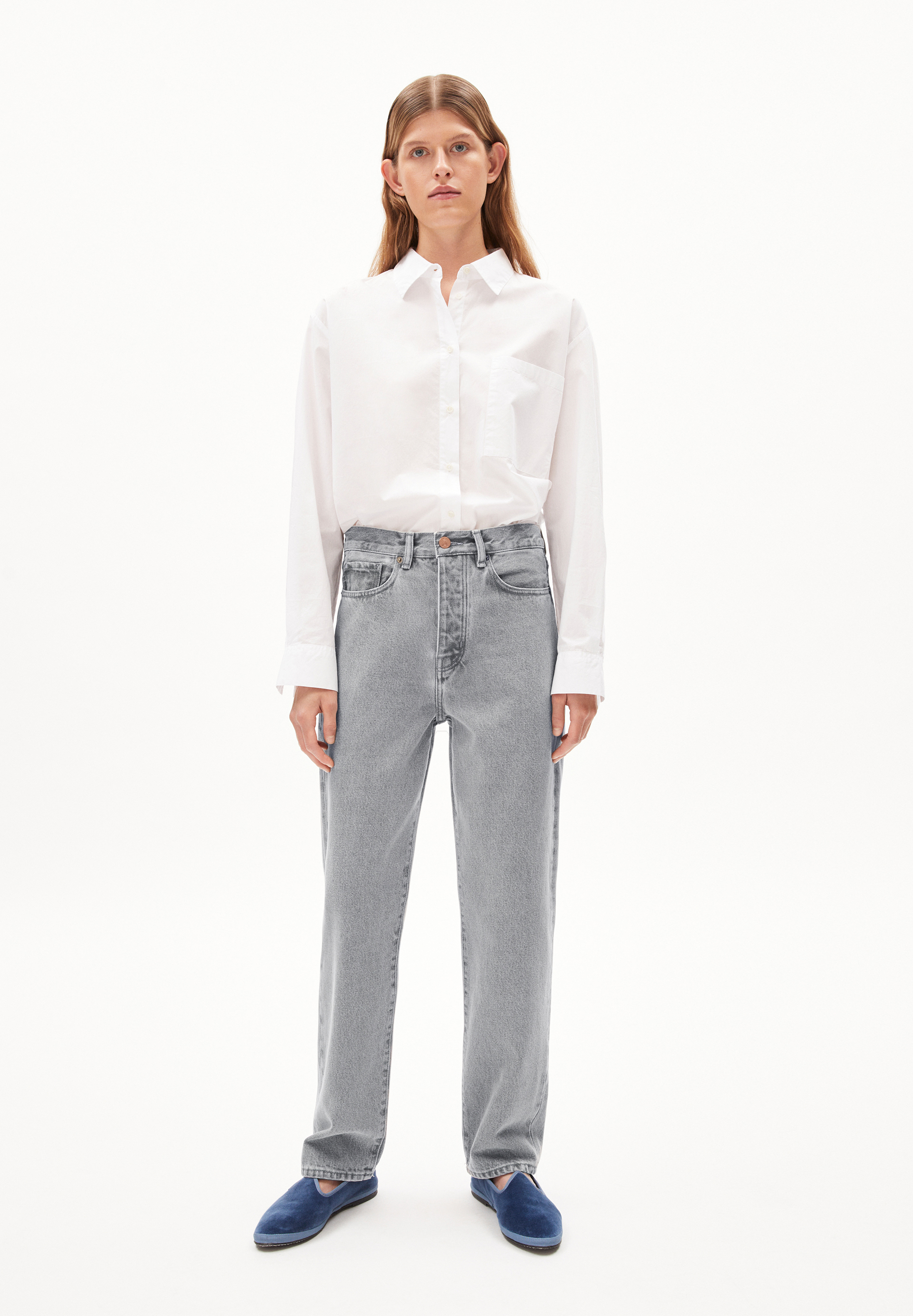Straight Leg High Waist aus Bio-Baumwolle