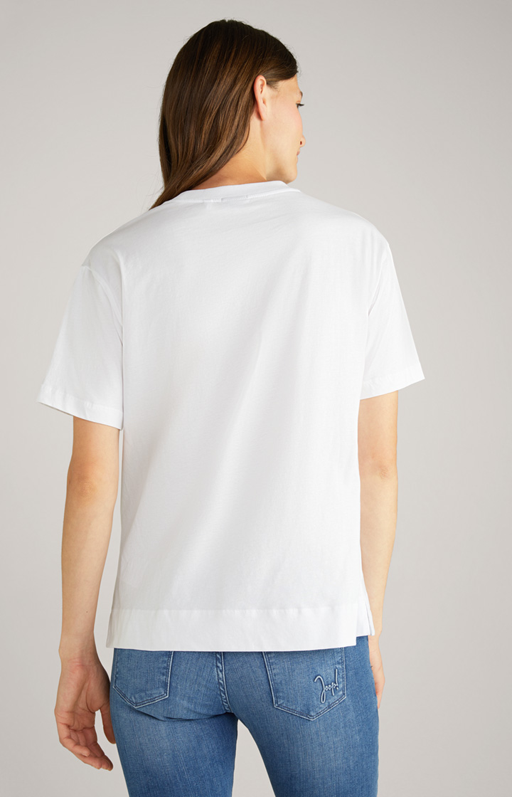 Baumwoll-T-Shirt in Weiß
