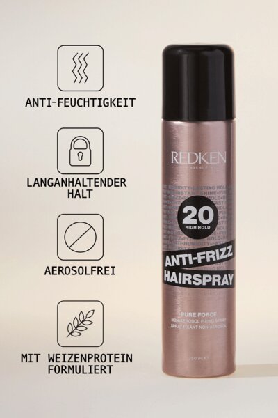Redken Anti-Frizz Hairspray Pure Force Haarspray