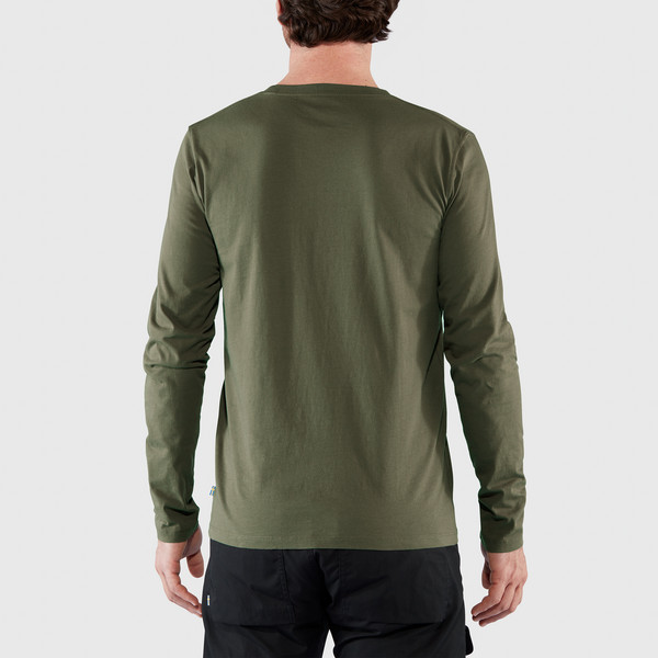 FOREVER NATURE BADGE LS M Herren - Langarmshirt