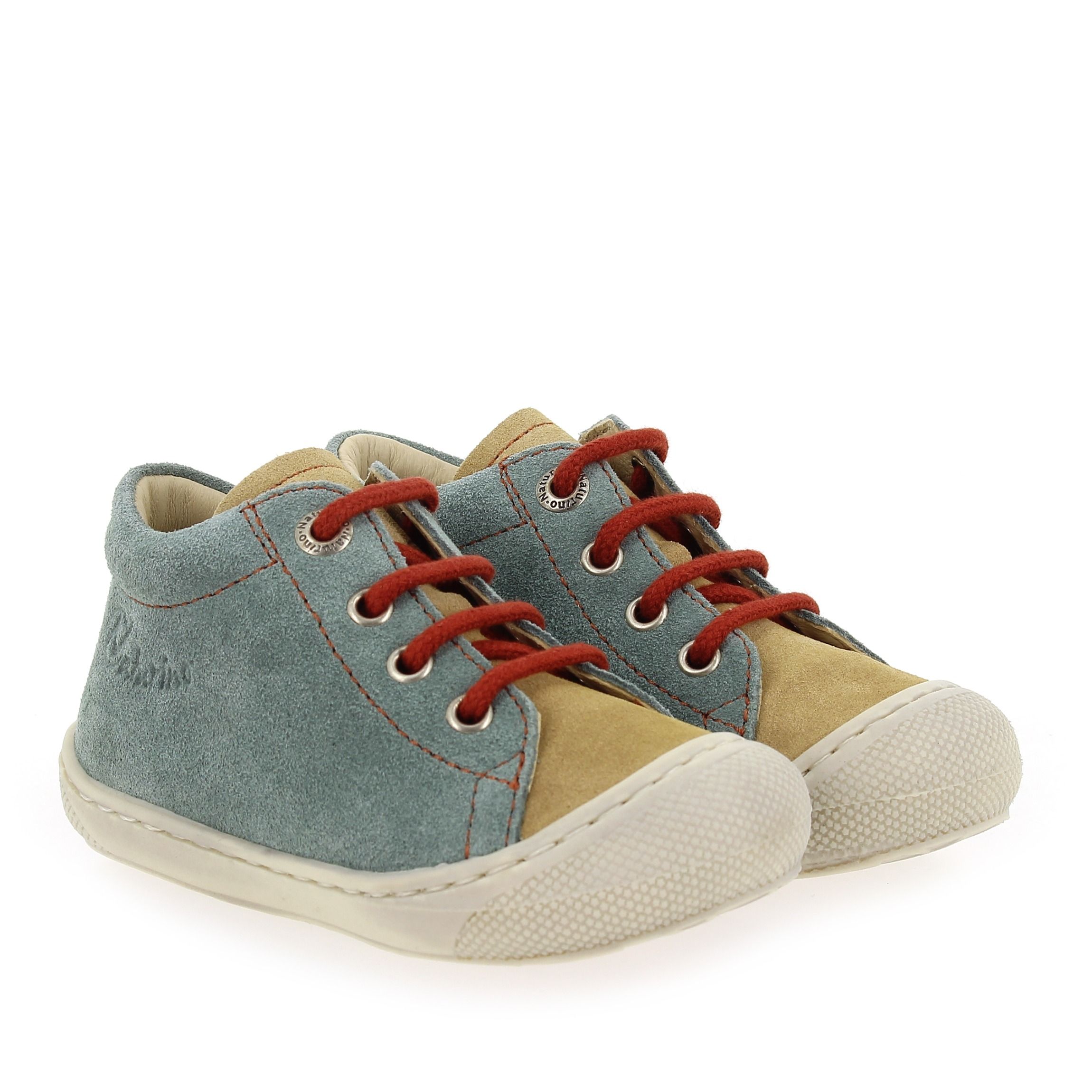 Naturino  COCOON SUEDE E24 - Bleu Beige
