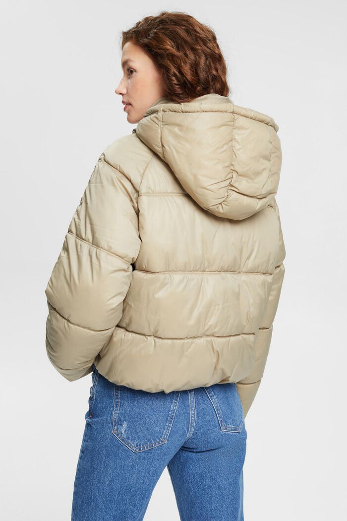 Stepp-Jacke mit abnehmbarer Kapuze