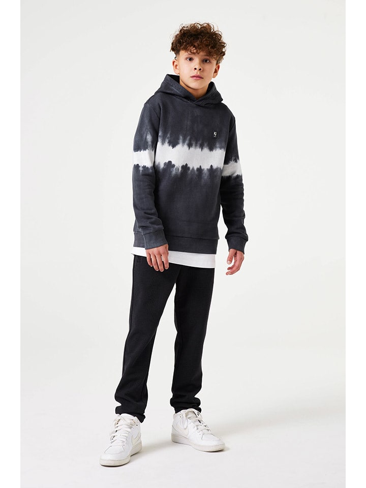 Garcia Hoodie in Anthrazit/ Weiß günstig kaufen
