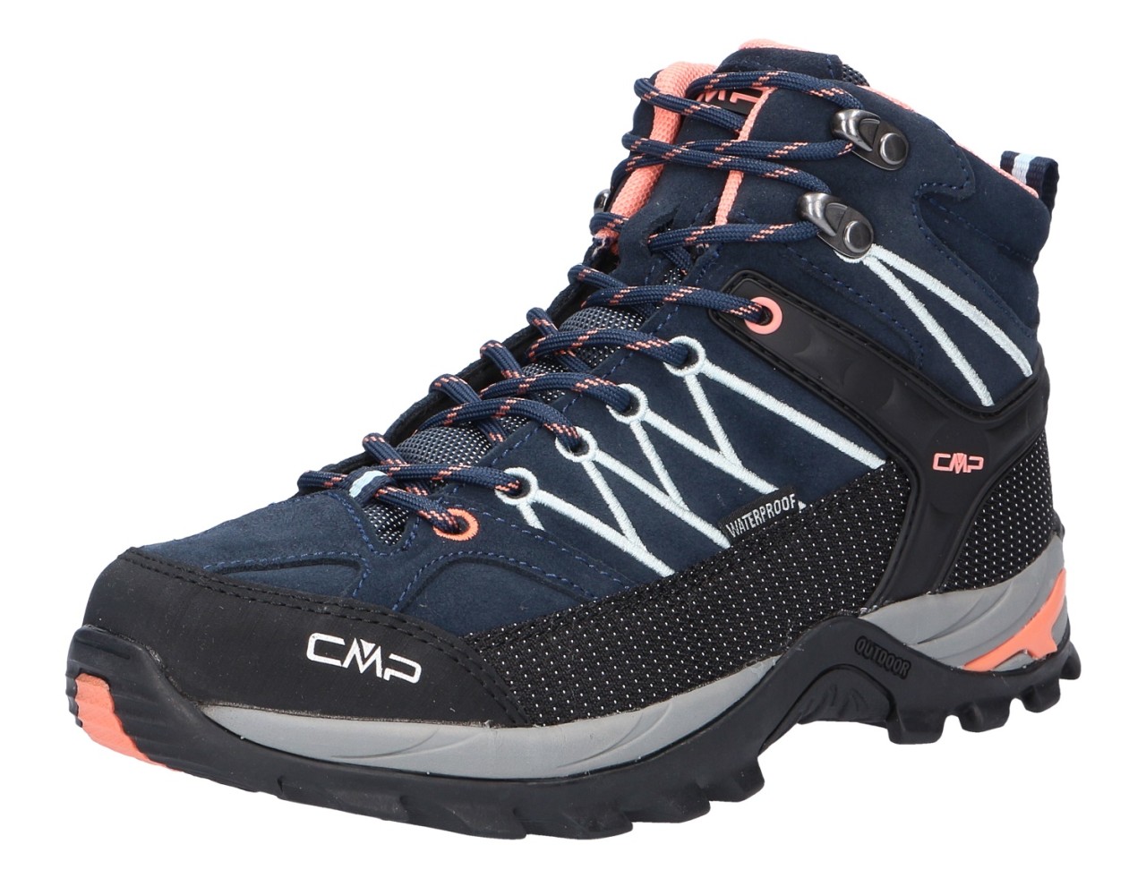 CMP Wanderschuhe blau Riegel Woman mid, Damen Outdoo