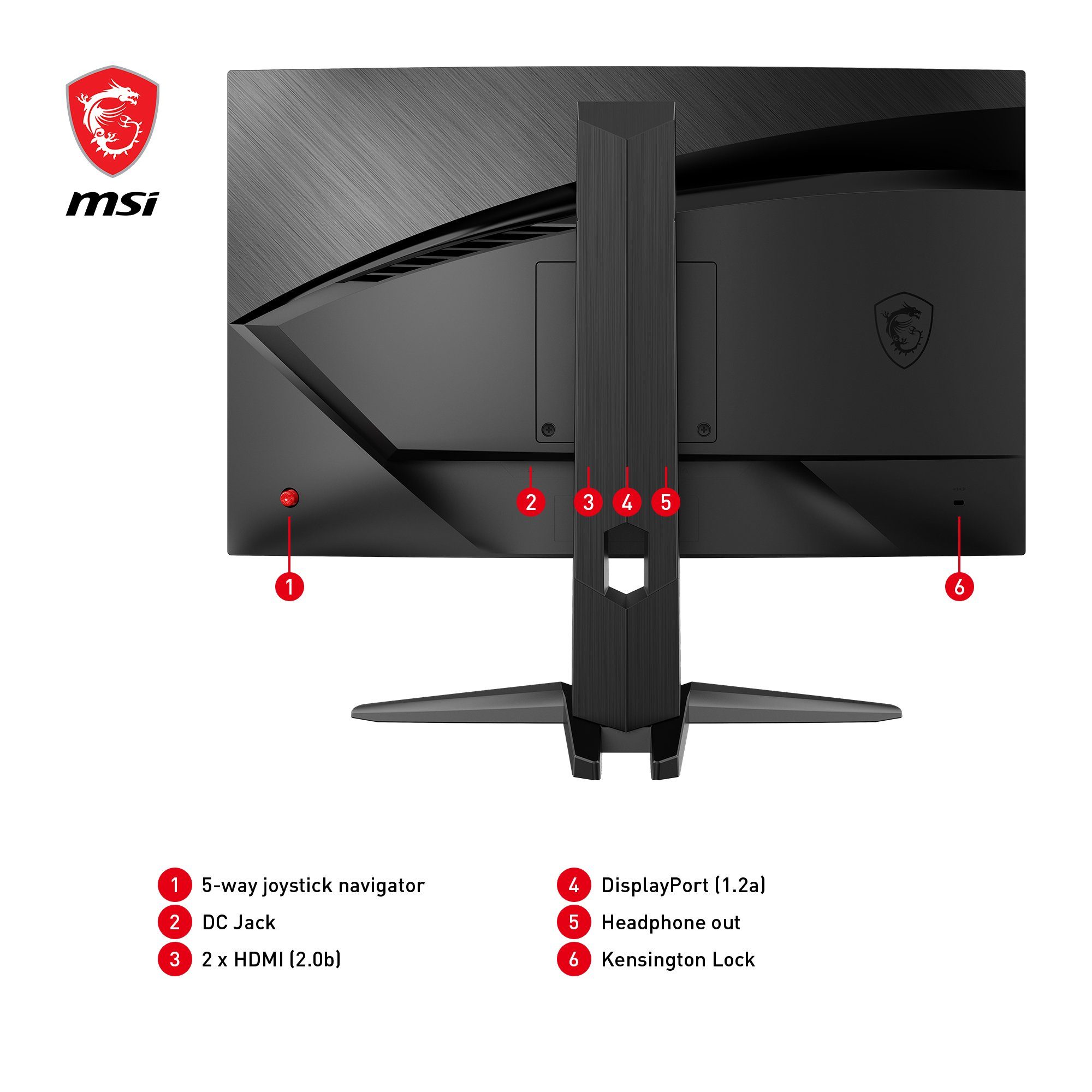 MSI G24C6P E2 Curved-Gaming-LED-Monitor (59,9 cm/24 