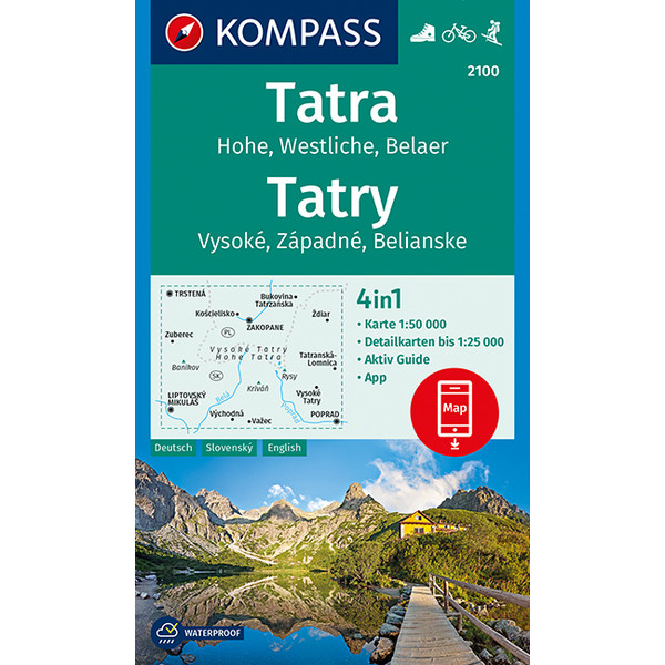 KOKA 2100 TATRA - Wanderkarte