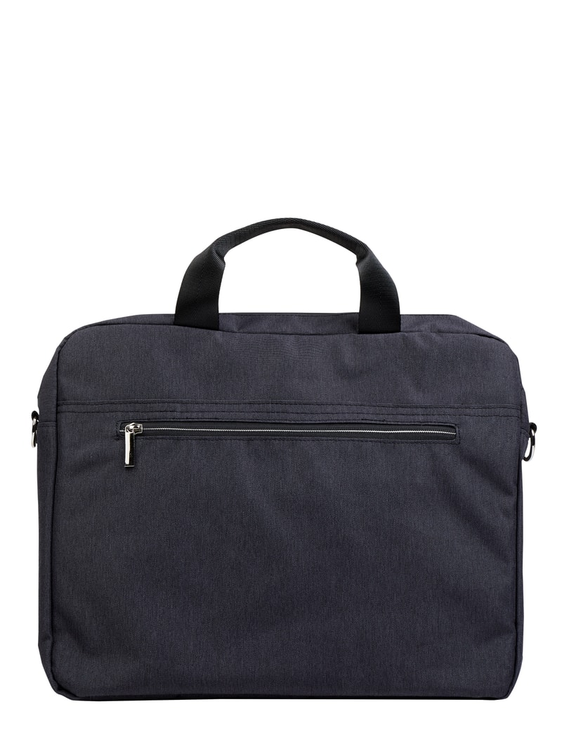 Laptoptasche mit abnehmbarem Schulterriemen in anthrazit meliert