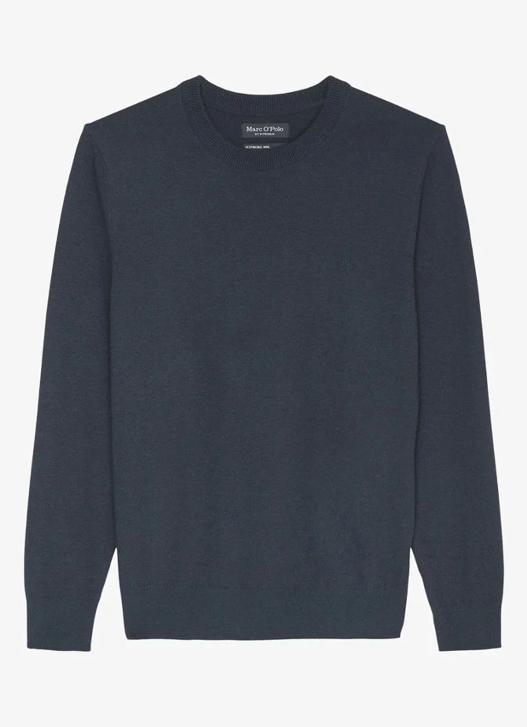 Marc O'Polo Fine-knit pullover in virgin wool blend
