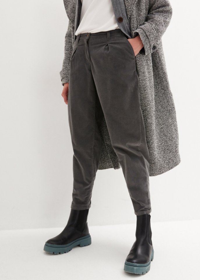 Cordhose Balloon-fit mit Bio - Baumwolle
