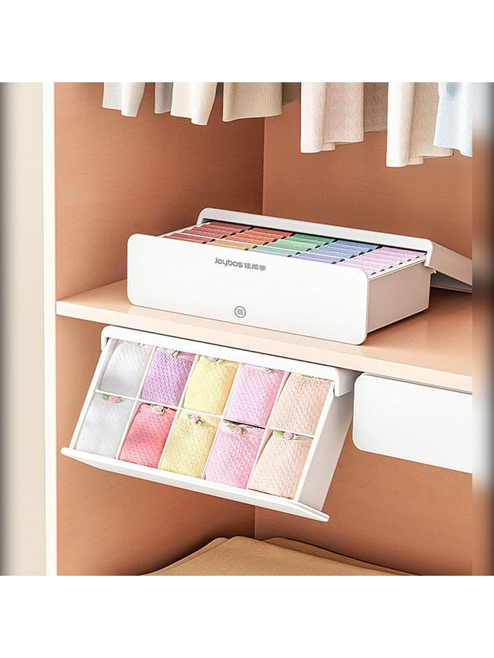 Joybos Wäsche-Organizer in Weiß - (B)36 x (H)8,5 x (T)18 cm günstig kaufen onesize
