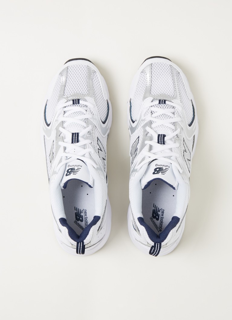 New Balance 530 kedas ar sietiņa detaļām un metālisku apdari — MR530SG