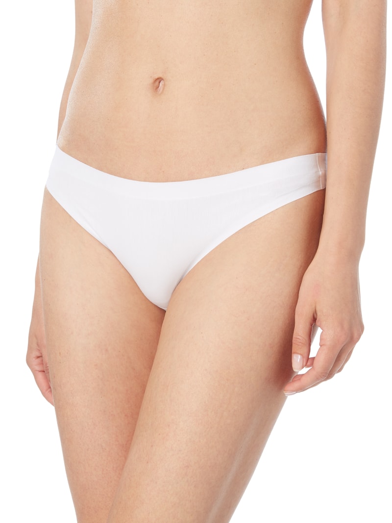 Hip String ohne Nähte in weiß