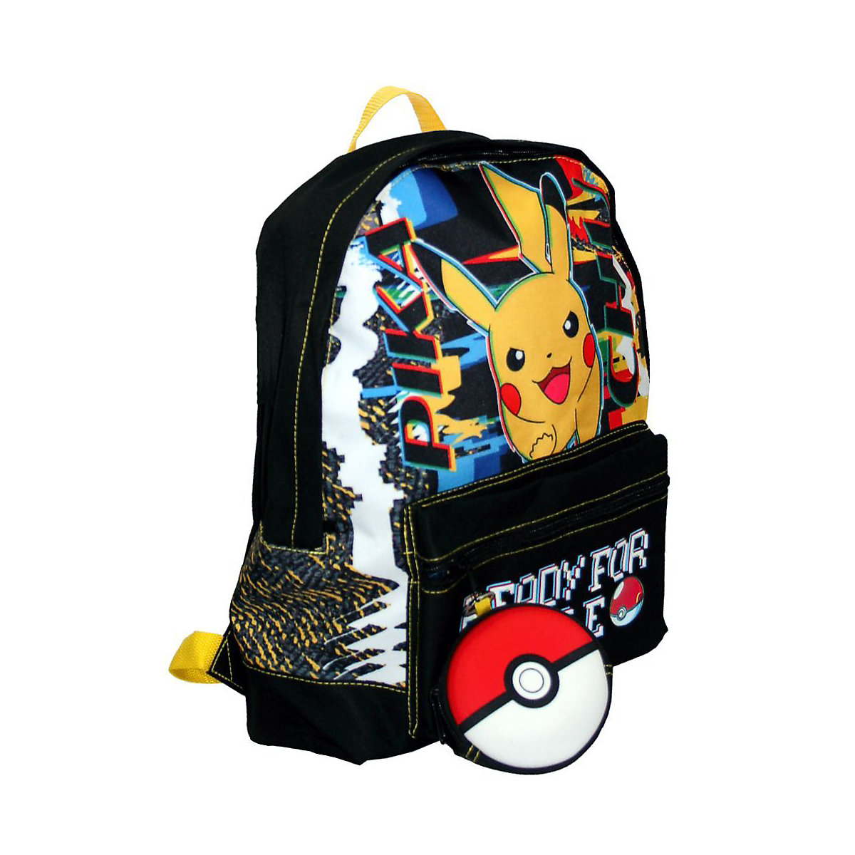Schul-Rucksack Pikachu schwarz | 40 x 32 x 15 cm | Pokemon | Tasche