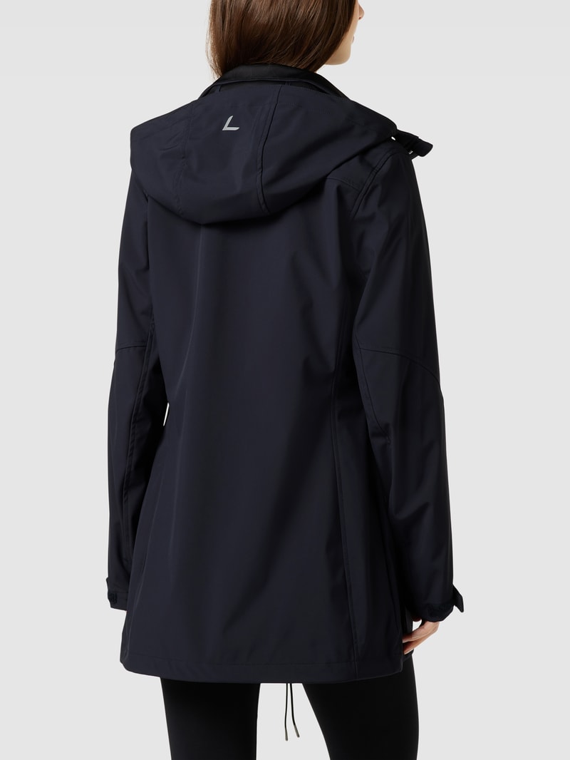 Softshell Jacke mit Reißverschlusstaschen Modell 'ERKKOLA' in marineblau