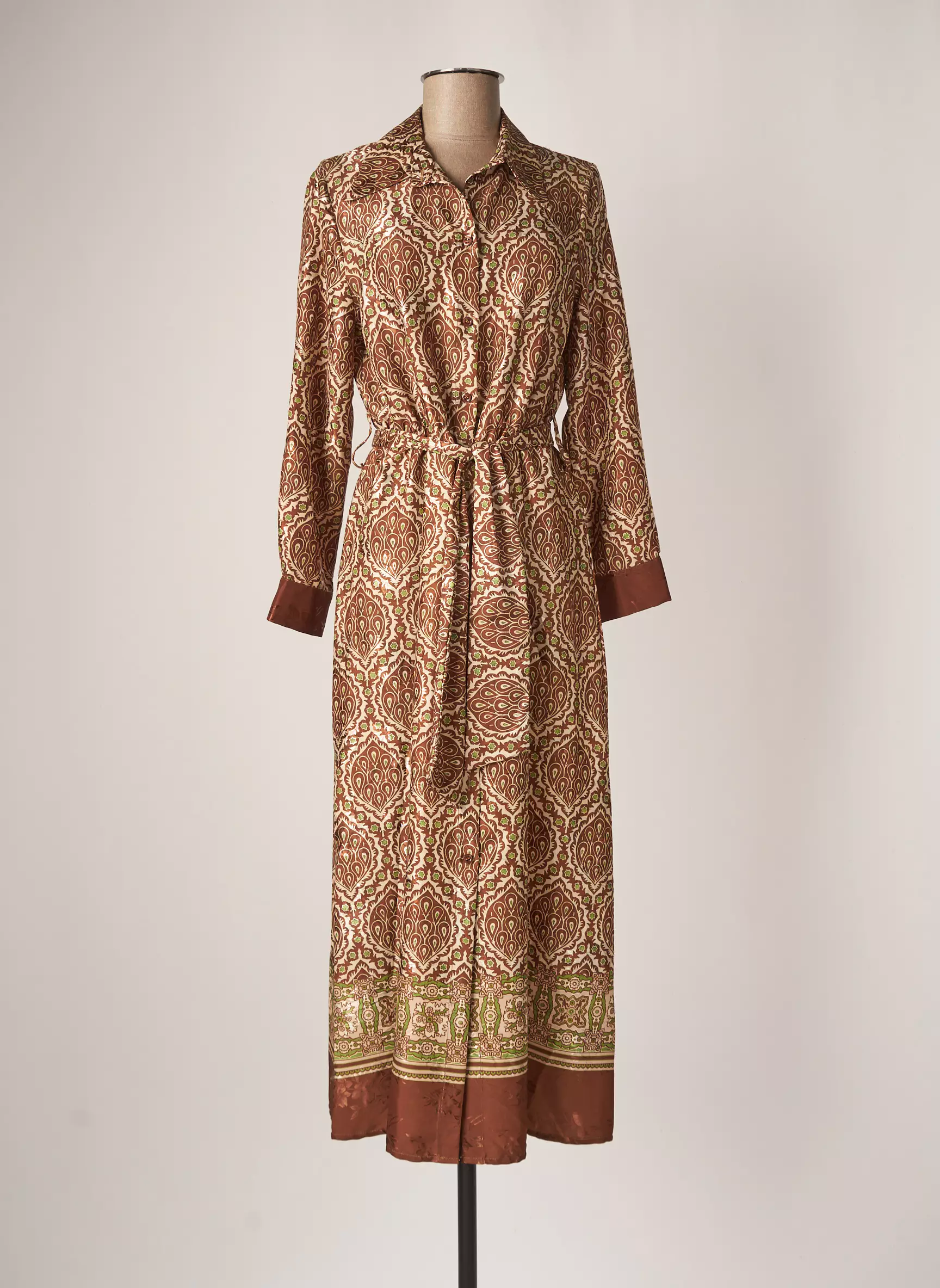 Carla Montanarini Robes Longues Femme couleur marron