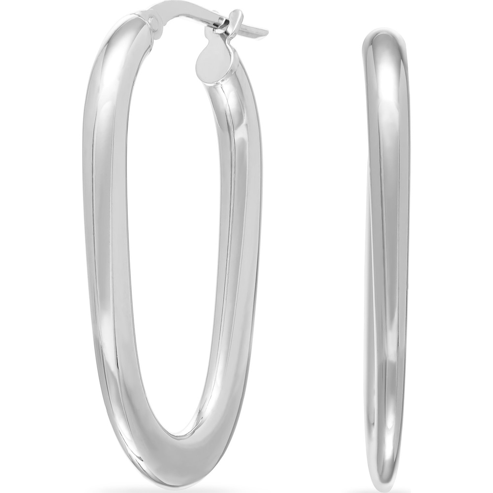 FAVS Créoles 925 Argent Boucles d'oreilles