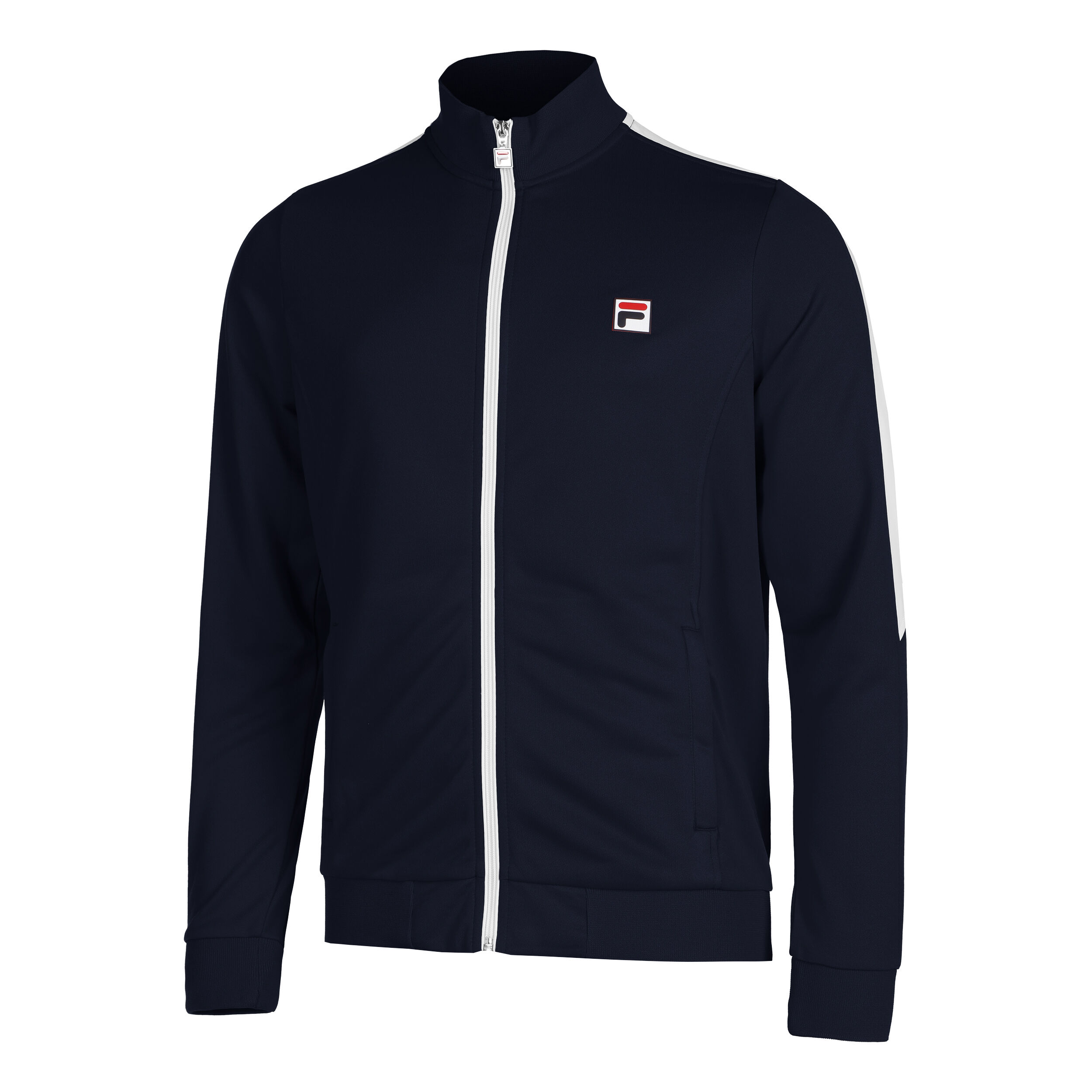 Manuel Trainingsjacke Herren - Dunkelblau, Weiß