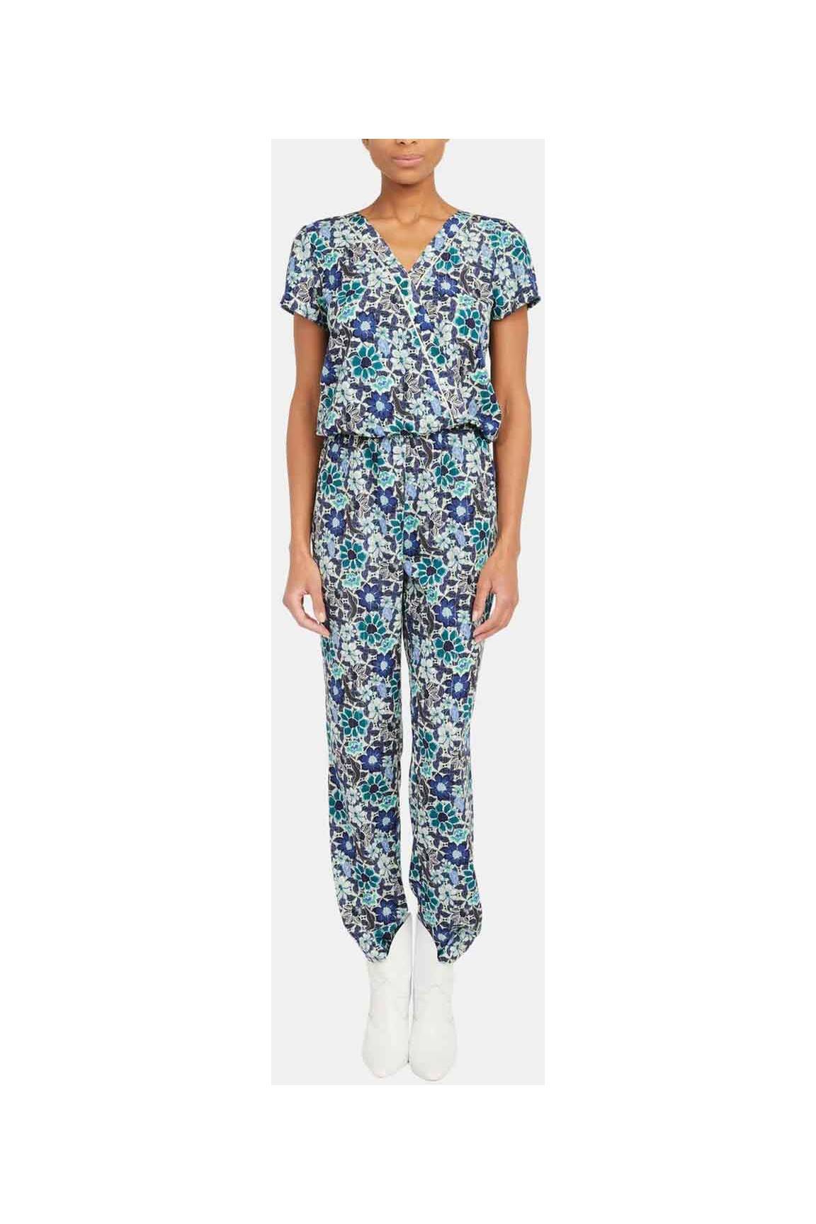 Naf Naf Combinaisons 1 Femme couleur bleu