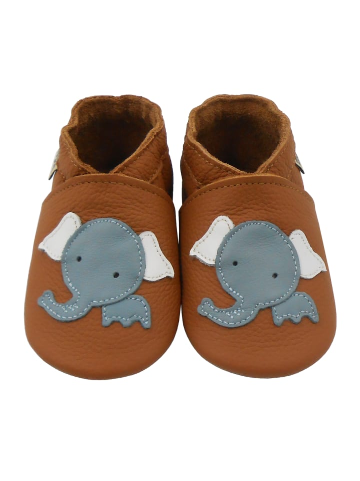 Yalion Baby Leder-Krabbelschuhe 