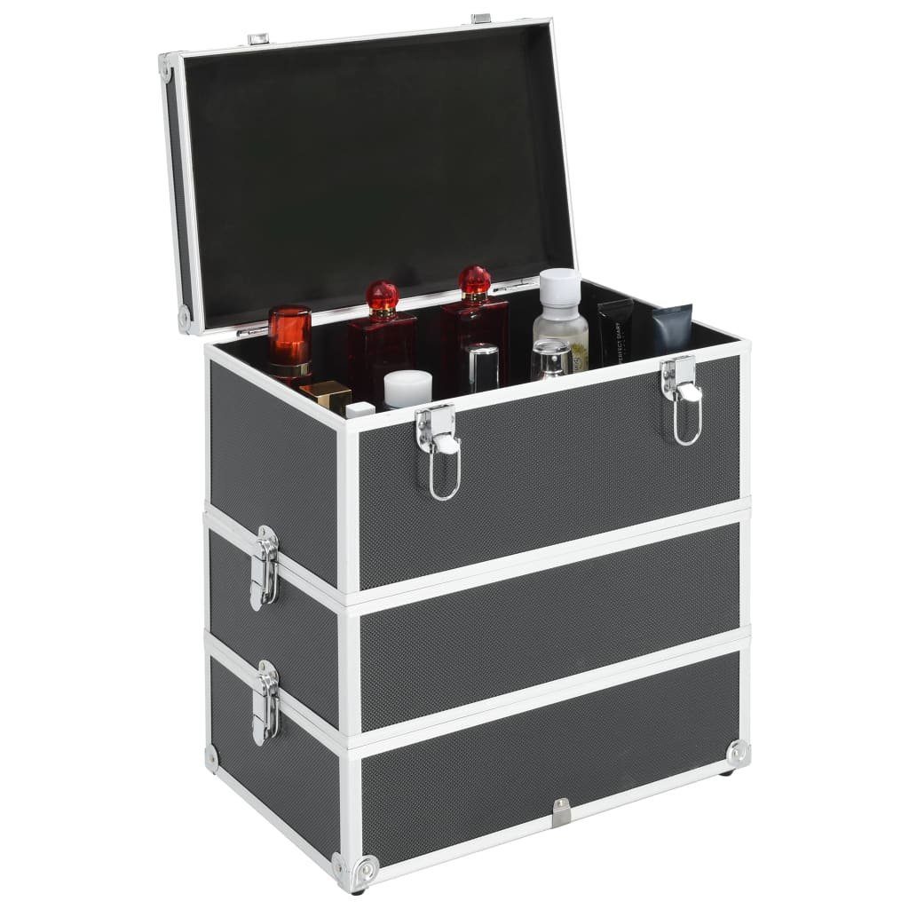DOTMALL Beautycase Kosmetikkoffer Schmuckfach 37x24x40cm Aluminium
