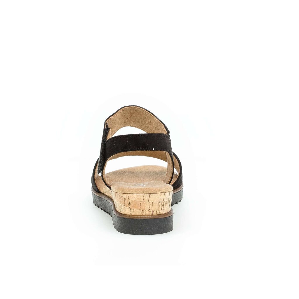 Gabor comfort Keilsandalette schwarz