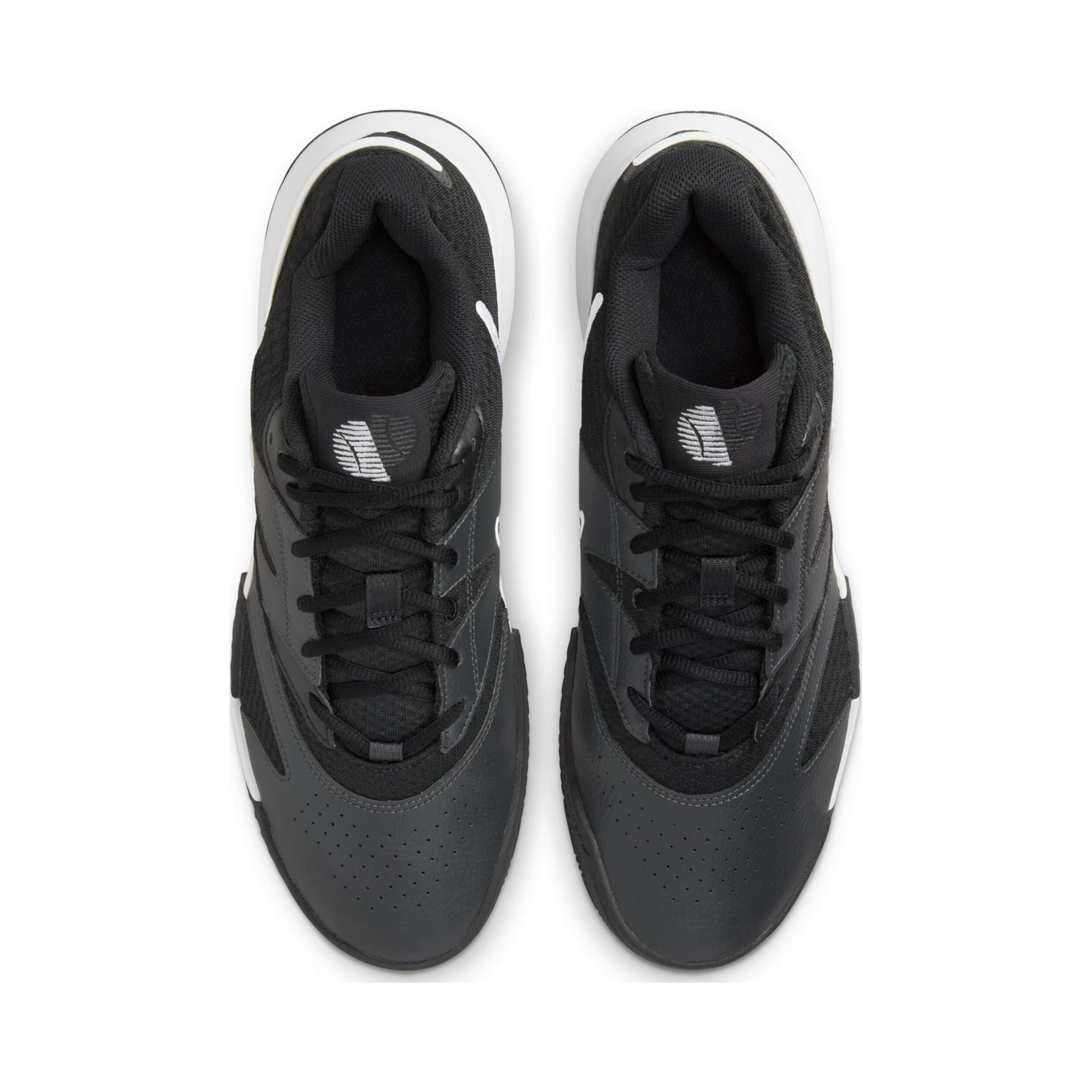 Court Lite 4 Sandplatzschuh Kinder - Schwarz, Weiß