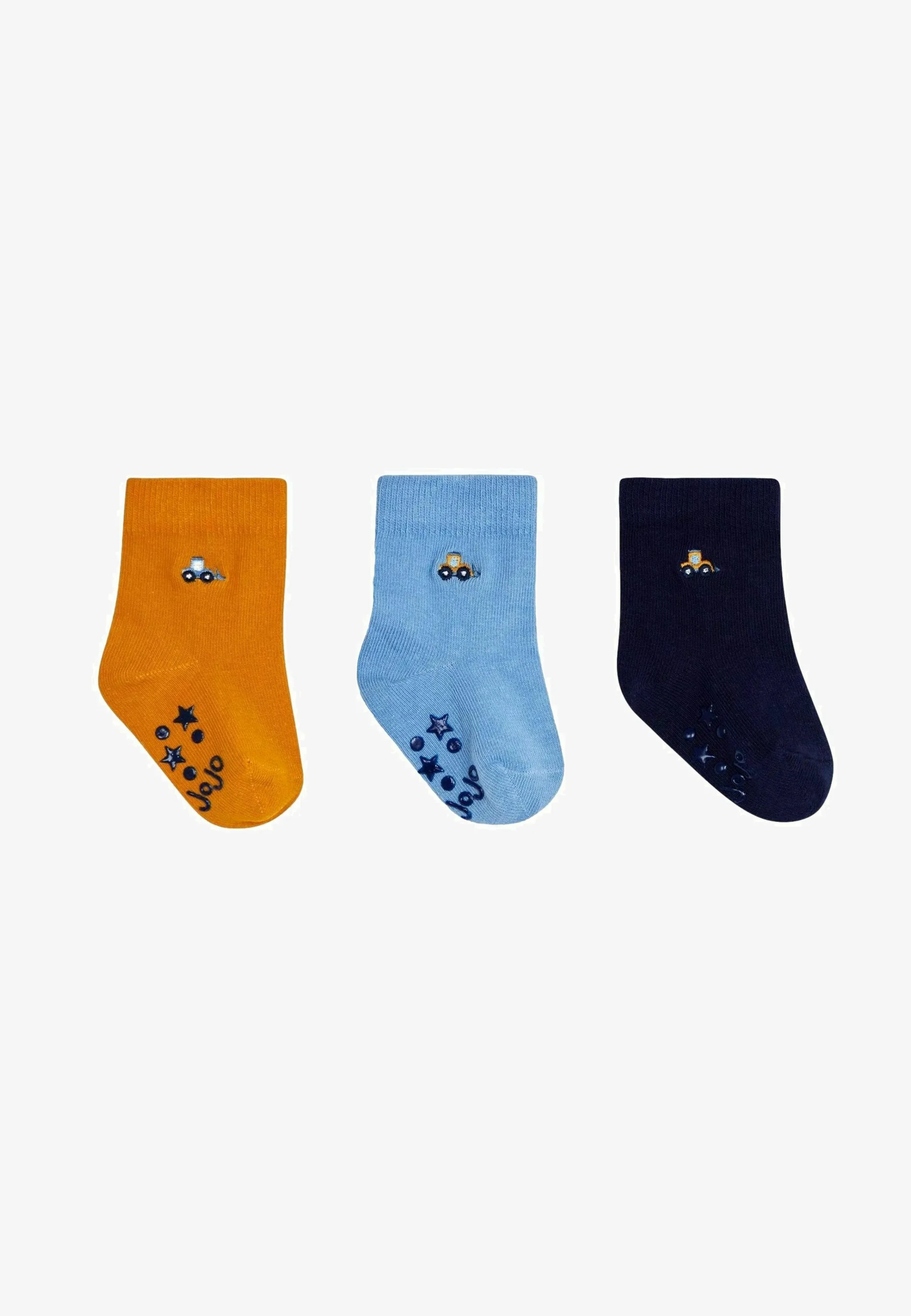 JoJo Maman Bébé 3-PACK BORDADOS- Calcetines