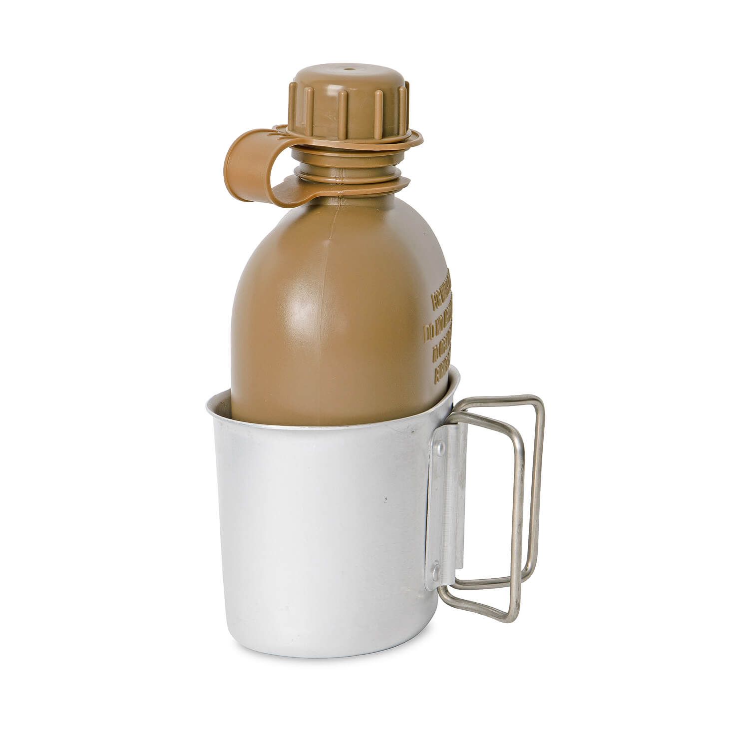US Feldflasche m. Becher u. Hülle
