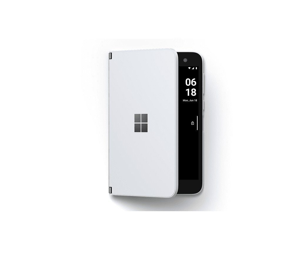 Microsoft MICROSOFT Surface Duo 256 GB LTE (ohne Vertrag), Convertible Display Smartphone (8.1 Zoll, 256 GB Speicherplatz, Bis zu 4K MP Kamera)
