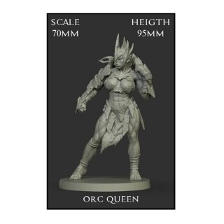Orc Queen V1 70mm