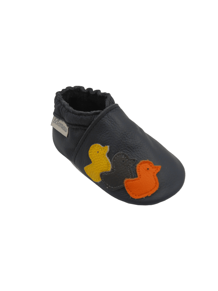 Yalion Leder-Krabbelschuhe 
