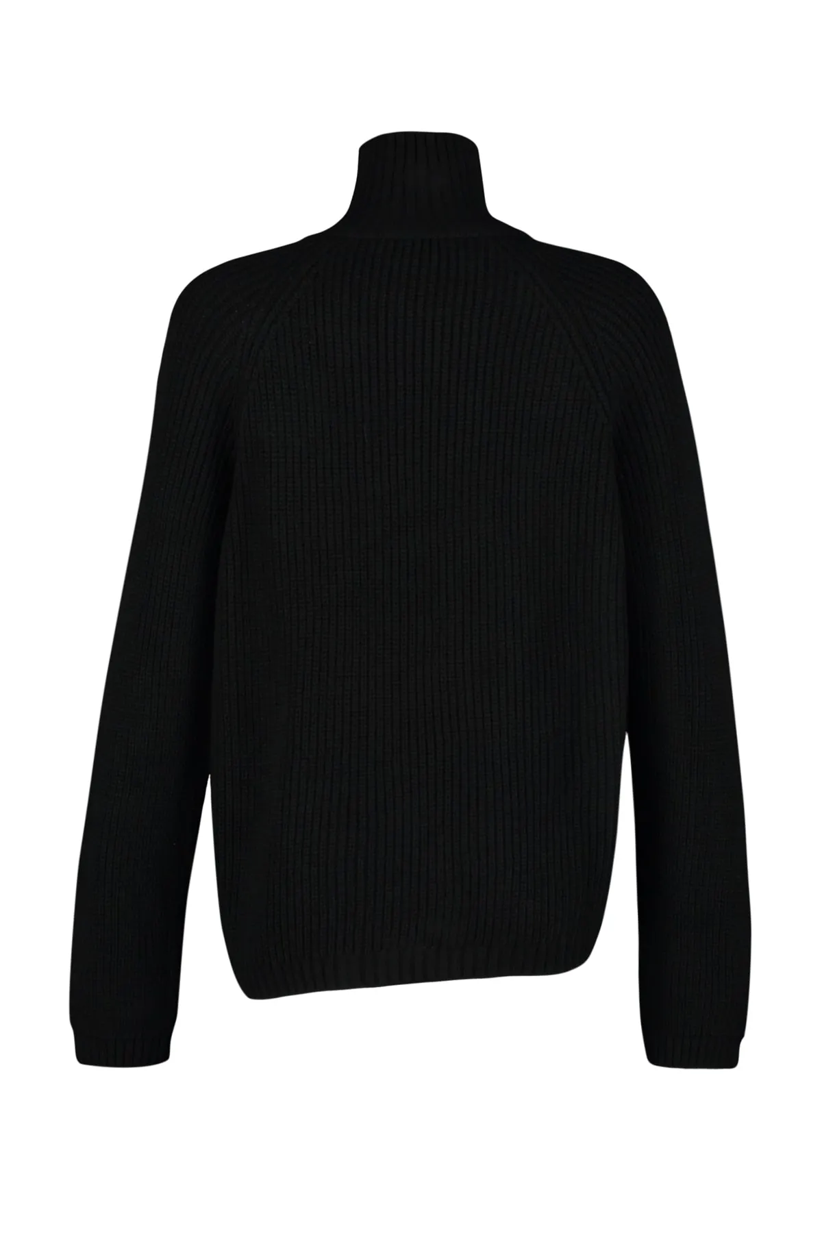 Trendyol Collection  Schwarzer Strickpullover mit Reißverschluss TWOAW24KZ00145
