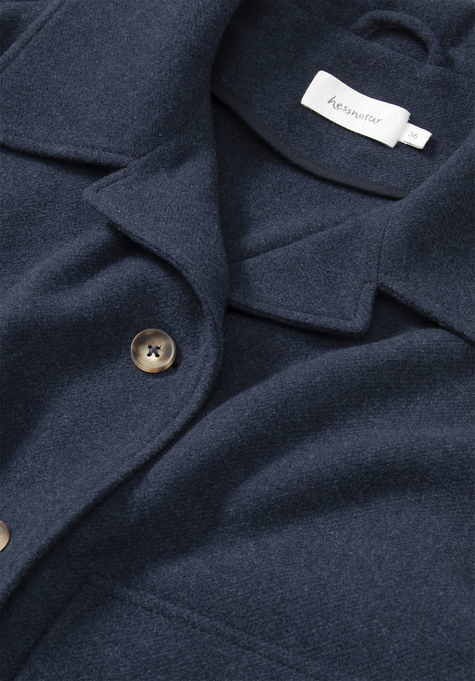 Jacke BetterRecycling aus reiner Schurwolle