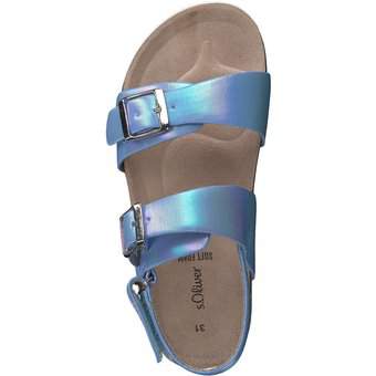 s.Oliver Sandale in blau