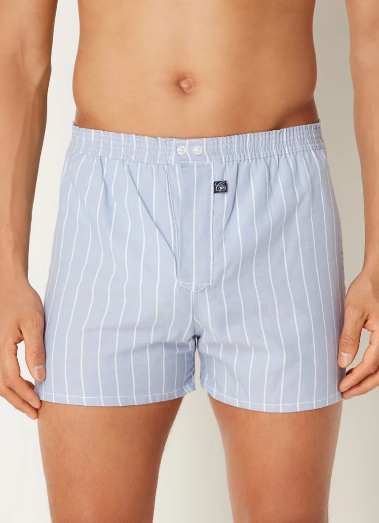 Pantaloni scurți boxer Claesen cu talie elastică și logo, vânduți în pachet de 2.