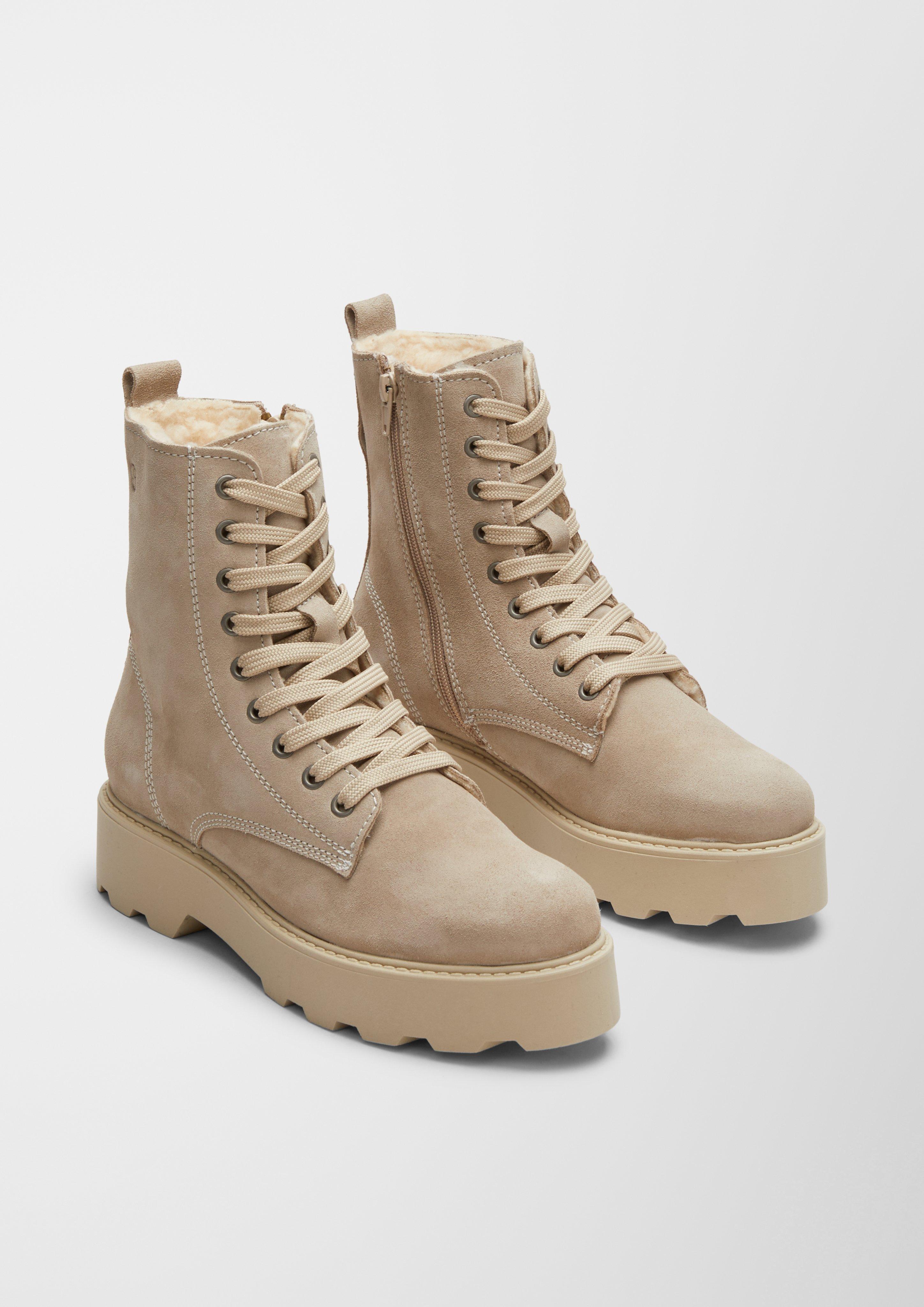 Lederstiefel mit Teddyfutter  6006656-400