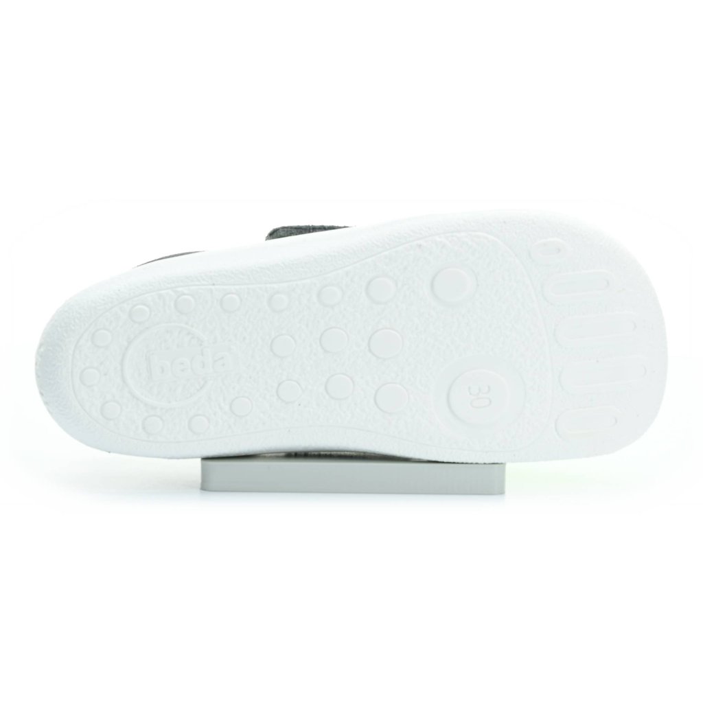 Beda Lime Barfußsneakers (BF 0001/SK/1W Mesh mit Leder)