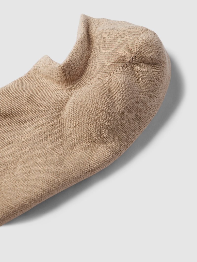 High Cut Füßlinge mit Label-Detail Modell 'FOOTIE' in sand