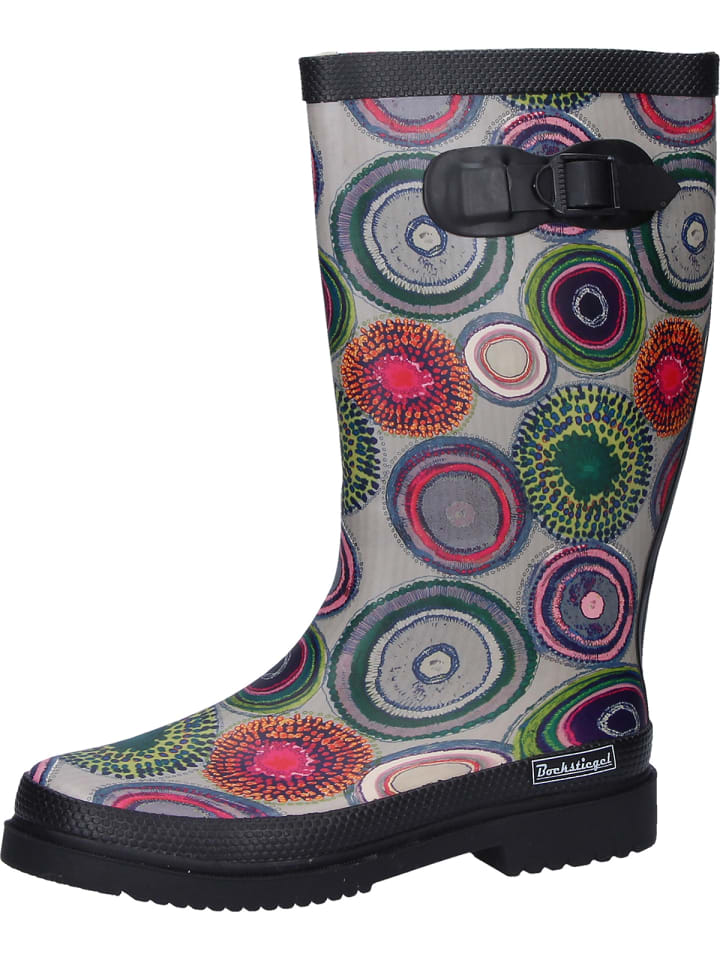Bockstiegel Regenstiefel Anja in schwarz/multi günstig kaufen