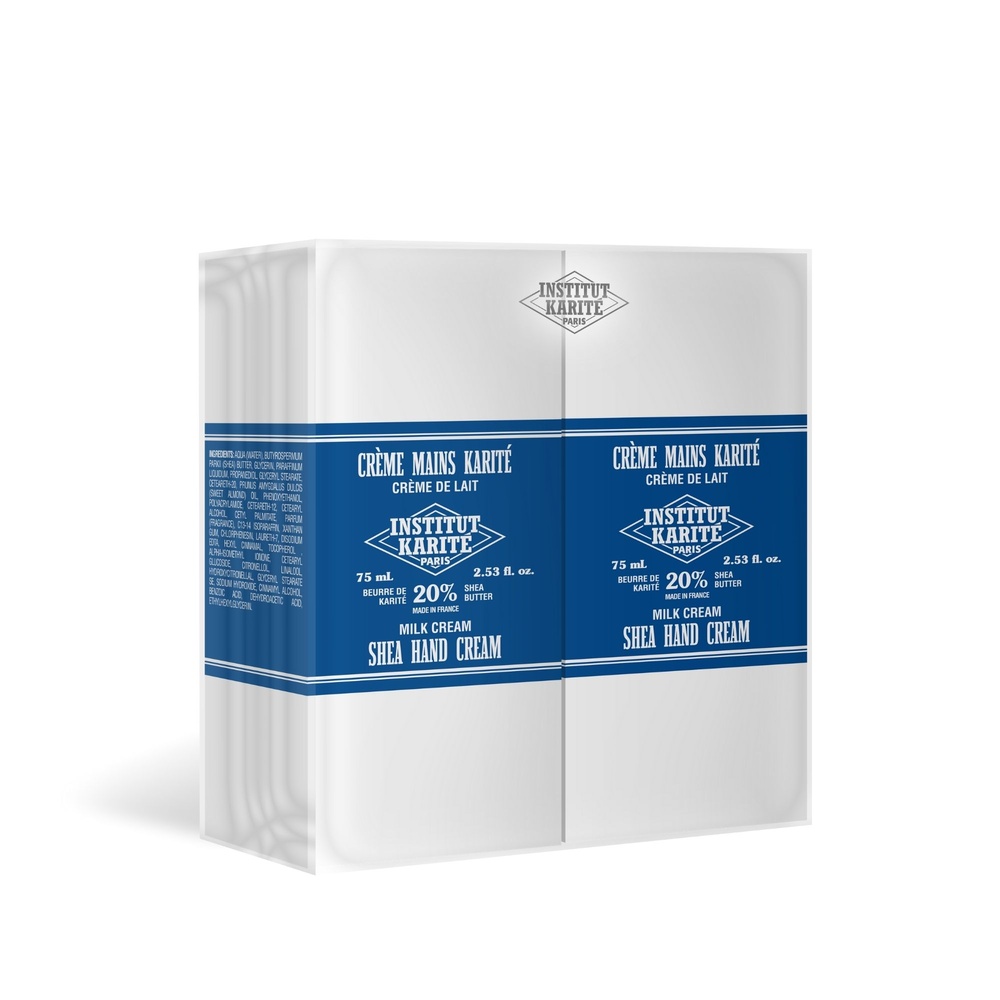 Institut Karité Paris Duo Crèmes Mains Karité Crème de Lait Crème Mains