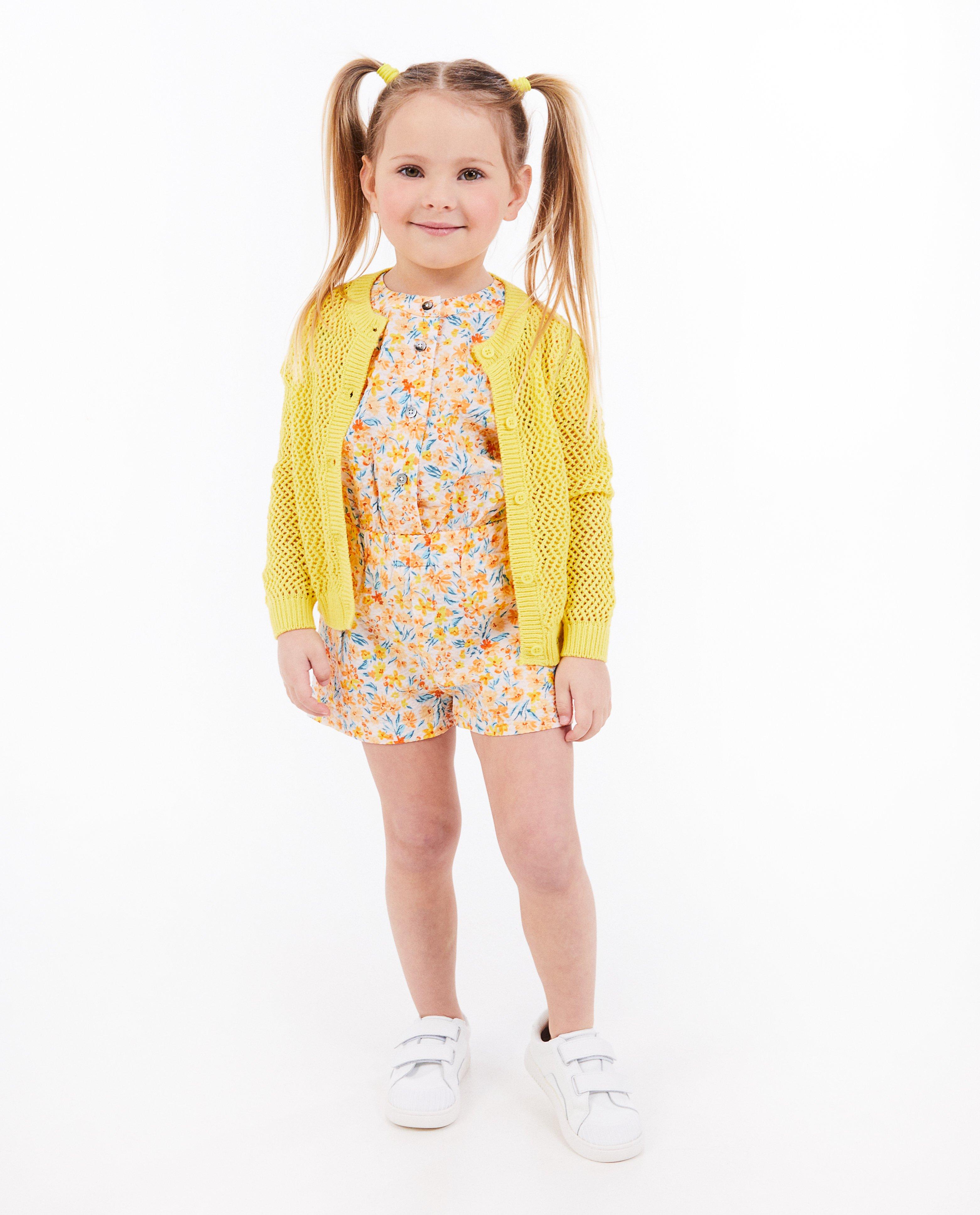 Cardigan tricotat Maya galben