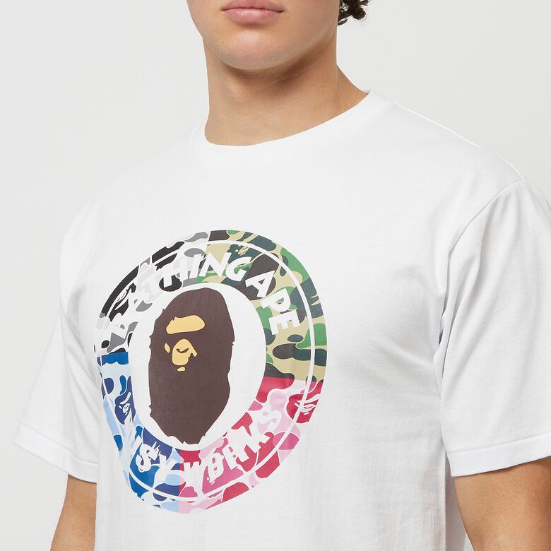 A Bathing Ape Abc Camo Crazy Busy Works Tee white
