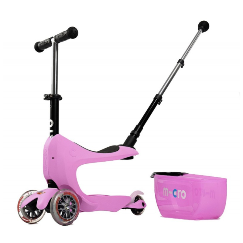 Trottinette évolutive 3 roues – Mini 2Go Deluxe Rose