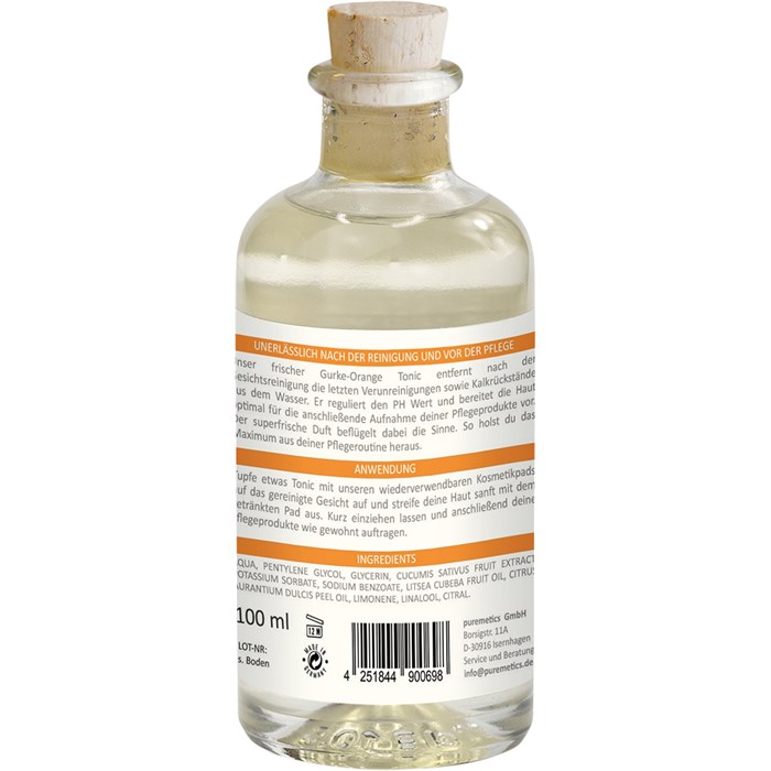 Gesichtspflege Tonic Gurke-Orange