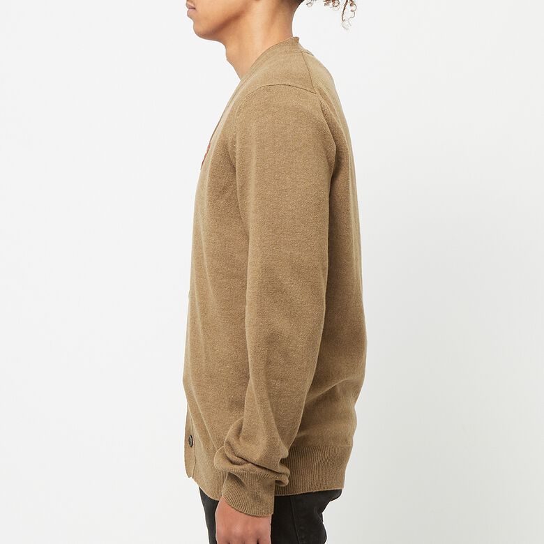 Comme des Garcons Play Knit Cardigan brown